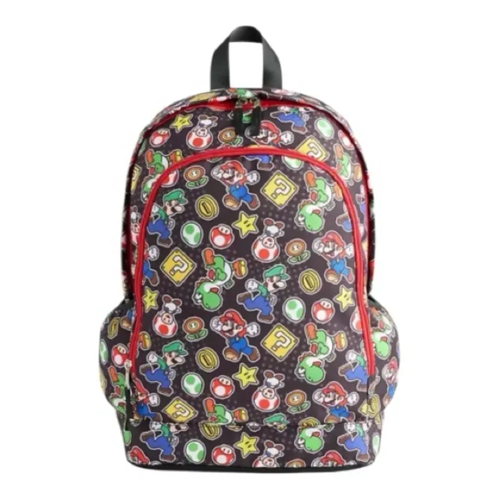 Super Mario Bros Backpack and Lunch Bag Set